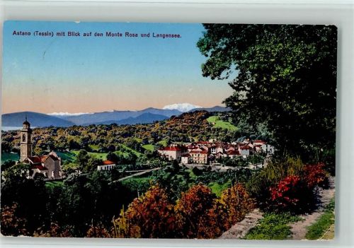 6999 Astano 1925 - mit Blick auf den Monte Rosa und Langensee