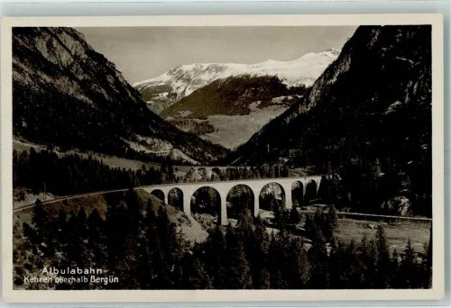 7482 Bergün Bravuogn - Albulabahn Kehren Brücke
