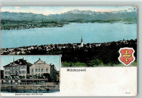 8820 Wädenswil 1908 - Gasthof Zum Engel Hotel del'Ange