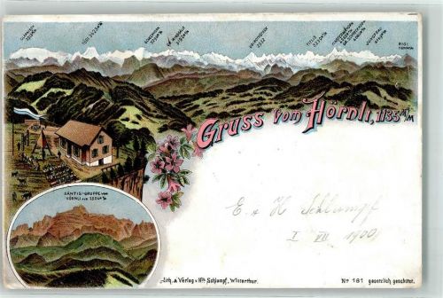 Hörnli 1900 - Alpenkette