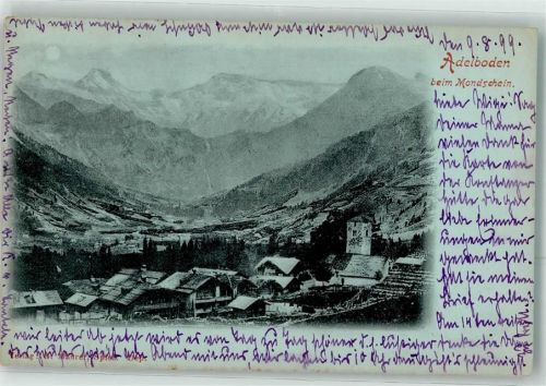 3715 Adelboden BE 1899 Mondschein