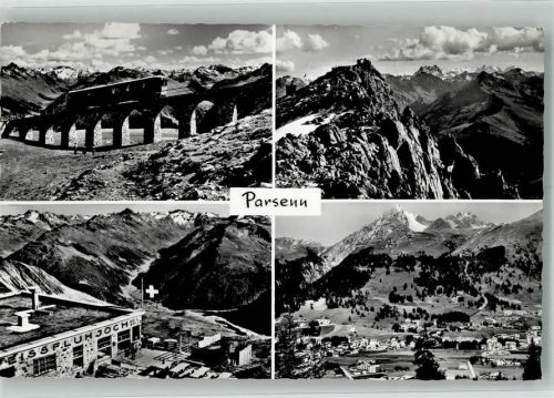 Parsenn 1966 Foto AK Gasthaus Weissfluhjoch Bergbahn Davos-Platz