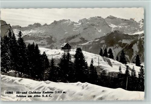 8843 Oberiberg - Ski- und Clubhaus Eseltritt Sektion am Albis S.A.C. Winter