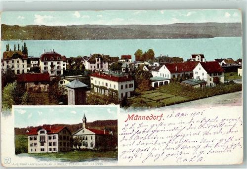 8708 Männedorf 1905 Gebrauchsspuren