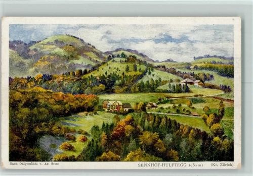 Hulftegg - Gasthaus Sennhof sign. Ar. Stutz