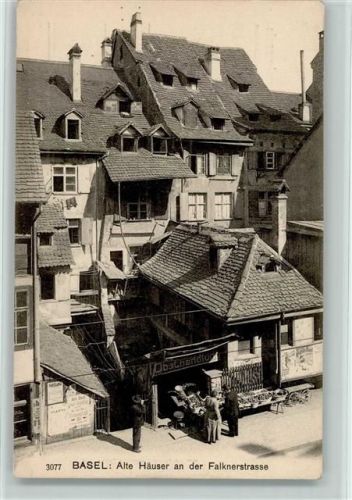 4000 Basel Bâle - Alte Häuser an der Falknerstrasse