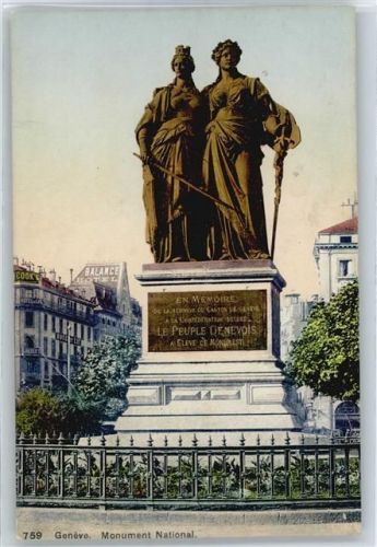 1200 Genève Genf - Monument National AKU1