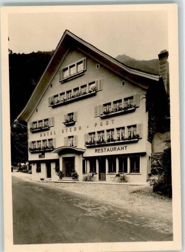 6474 Amsteg - Gasthaus Hotel Stern Postamt