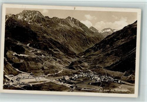 6490 Andermatt - gegen das Unteralptal