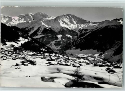 1936 Verbier - Gesamtansicht Winteraufnahme