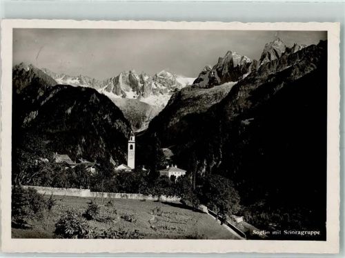 7610 Soglio 1943 - mit Scioragruppe