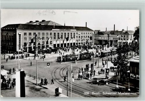 4000 Basel Bâle - Schweizer Mustermesse Tram