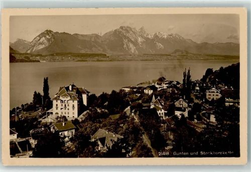 3654 Gunten 1913 - Stockhornkette