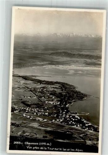 2067 Chaumont 1928 Foto AK Fliegeraufnahme