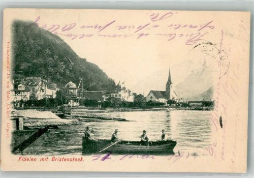 6454 Flüelen 1901 Foto AK