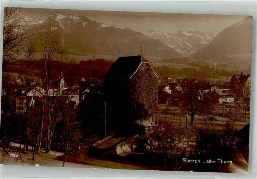 6060 Sarnen Foto AK Alter Turm