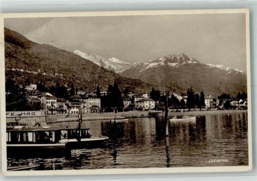 6600 Locarno 1930 Foto AK Bahnpost Zug 2517