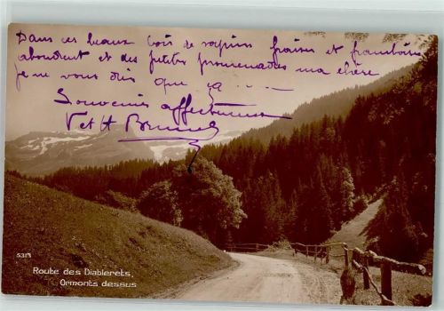 1863 Le Sépey Ormont-Dessous 1916 Gebrauchsspuren