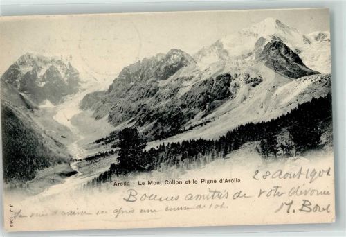 1986 Arolla 1901 - Mont Collon Pigne d Arolla