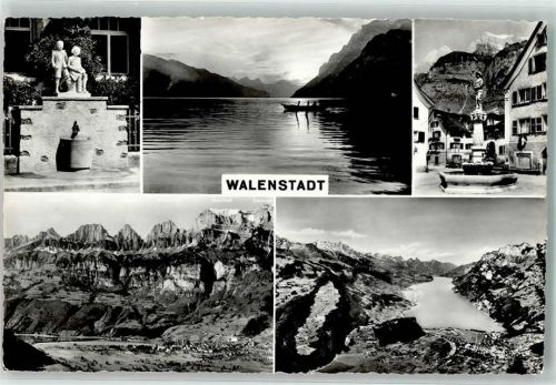 8880 Walenstadt Foto AK Foto Gross