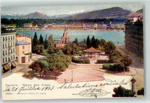 1200 Genève Genf 1903 - Place des Alpes
