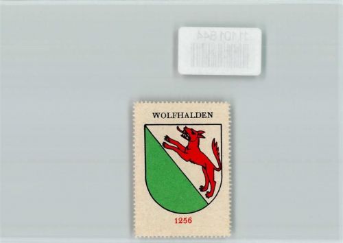 9427 Wolfhalden - Vignette Wappen Kaffee Hag ca 1920-1940