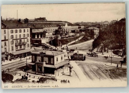 1200 Genève Genf Gebrauchsspuren Bahnhof Tram