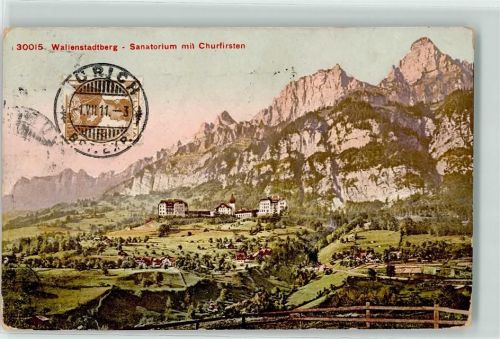 8881 Walenstadtberg 1911 - Kurhaus Schrina Hochruck