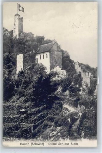 5400 Baden - Ruine Schloß Stein