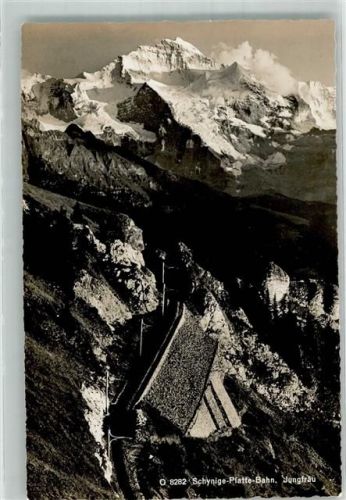 Schynige-Platte-Bahn 1944 Foto AK Feldpost Numero P.Camp. 5447 Jungfrau
