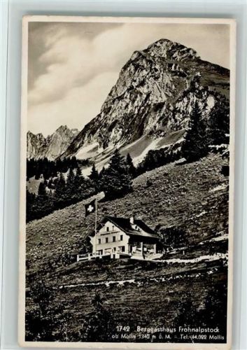 8753 Mollis - Berggasthaus Frohnalpstock ob Mollis