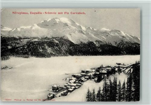 7513 Silvaplana - Panoramaansicht Winter
