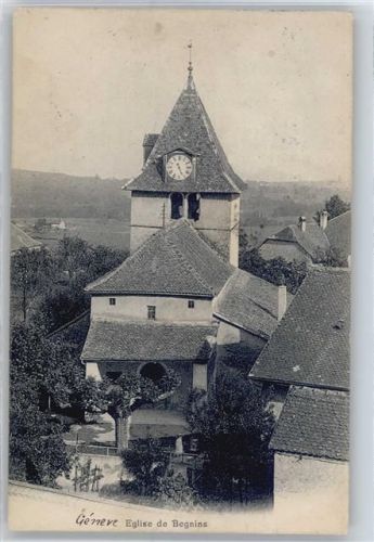 1200 Genève Genf - Kirche Begnins , Marke entfernt