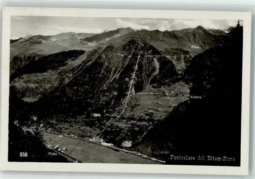 6776 Piotta Foto AK Funicolare Ritom Seilbahn