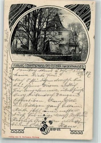 8314 Kyburg 1902 Foto AK Schloss