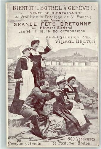 1200 Genève Genf - Bientot Botrel vente de Bienfrisance au Profit de la Paroisse de St. Francois Dienstmädchen