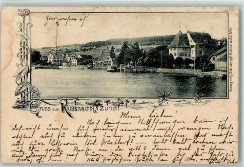 8700 Küsnacht ZH Gebrauchsspuren 1902