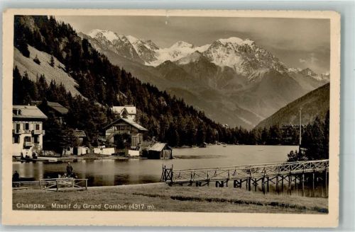 Champex Gebrauchsspuren Massif du Grand Combin