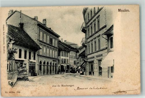 1510 Moudon 1901 - Rue de Mauborget