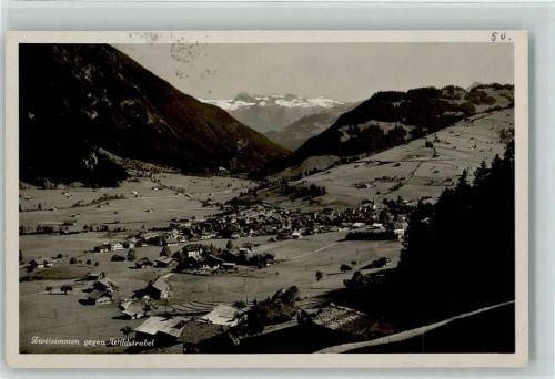 3770 Zweisimmen 1930 - gegen Wildstrubel