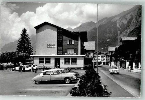 3855 Brienz BE Foto AK Hotel Bären Auto