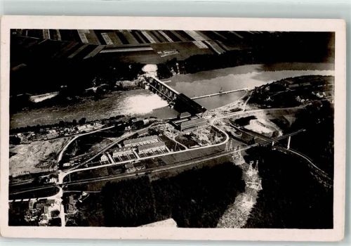 8192 Glattfelden - Fliegeraufnahme Rheinsfelden mit Kraftwerk