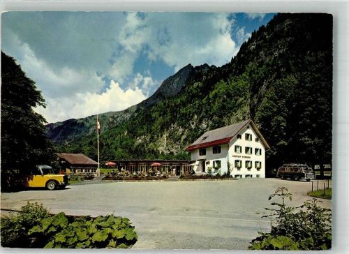 8750 Glarus 1965 Foto AK Postauto Gasthaus Hotel Vorauen