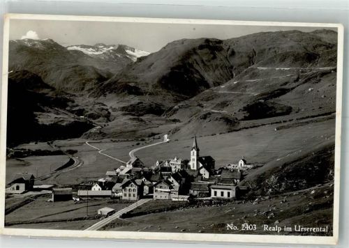 6491 Realp 1919 Foto AK