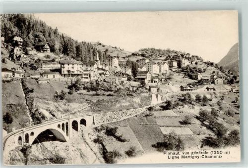 1925 Finhaut - Eisenbahnbrücke