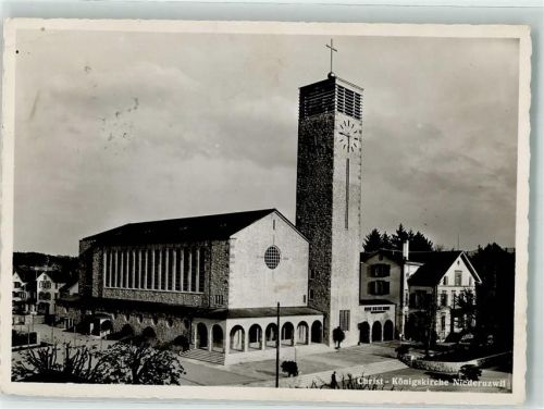 9244 Niederuzwil Foto AK Christ-Königskirche Foto Lüthard