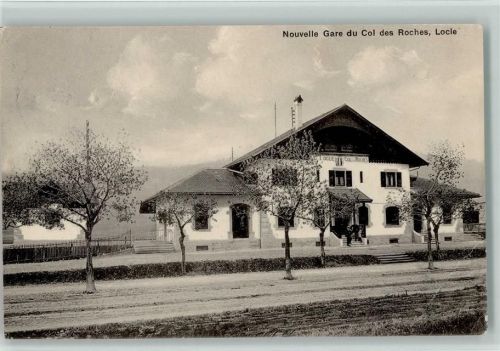 Col des Roches Gebrauchsspuren Nouvelle Gare du Col des Roches