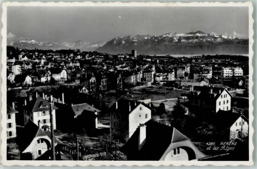 1020 Renens VD - Renens et les Alpes