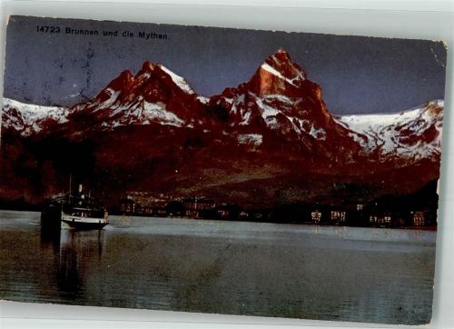 6440 Brunnen 1913 Gebrauchsspuren Mythen Dampfschiff