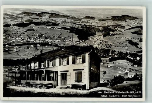 9064 Hundwil Gebrauchsspuren Gasthaus Hundwilerhöhe